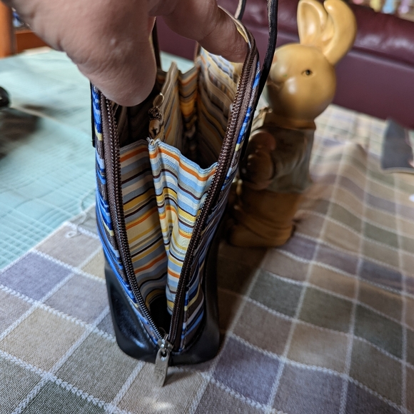 Kate Spade New York Brown and Blue Purse - Picture 12 of 14